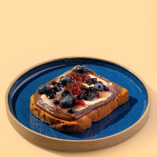 Nutella Mascarpone Berry Toast